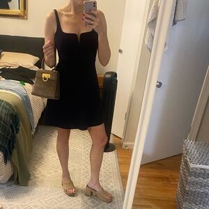 Likely cocktail dress, navy blue, size 6
